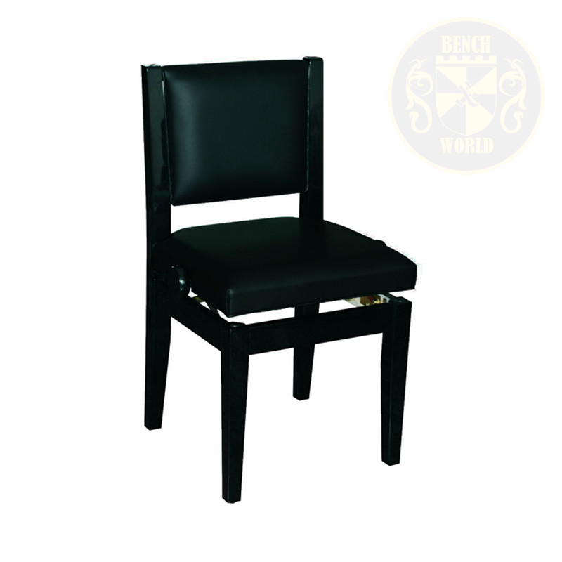 Piano Chair with Backrest : CHAIR 1C PE | Adjustable Piano Bench